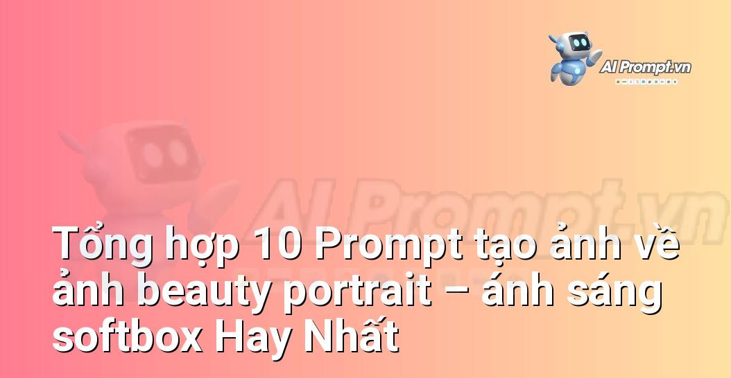 [AI Đang viết – listicle…] ảnh beauty portrait – ánh sáng softbox