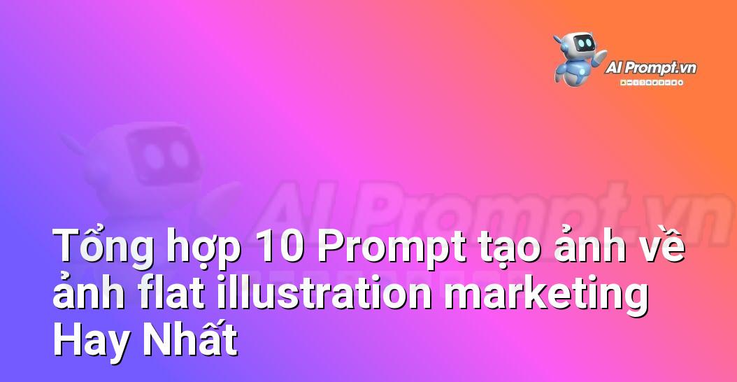 [AI Đang viết – listicle…] ảnh flat illustration marketing
