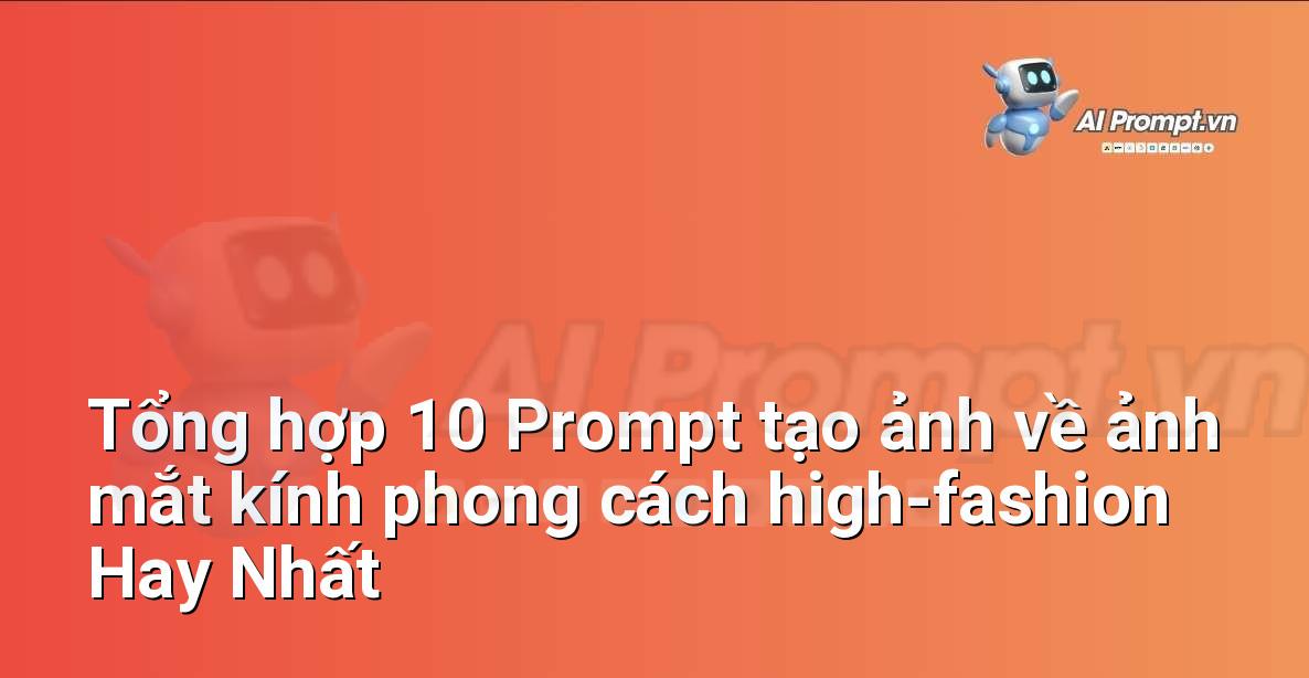 [AI Đang viết – listicle…] ảnh mắt kính phong cách high-fashion