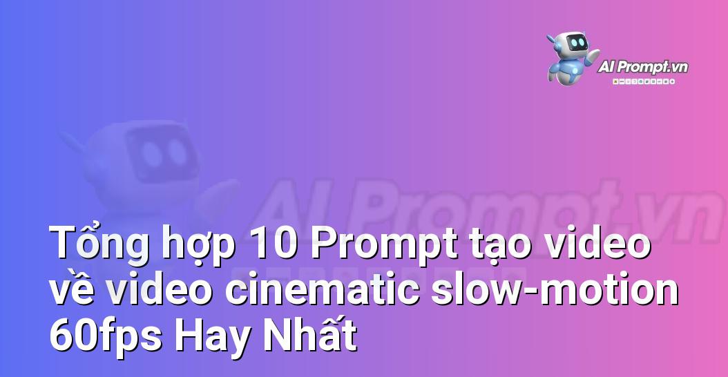 [AI Đang viết – listicle…] video cinematic slow-motion 60fps