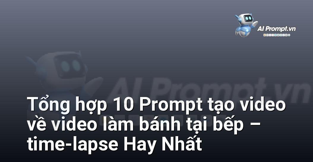 [AI Đang viết – listicle…] video làm bánh tại bếp – time-lapse