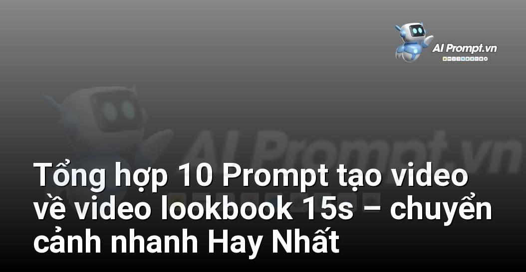[AI Đang viết – listicle…] video lookbook 15s – chuyển cảnh nhanh