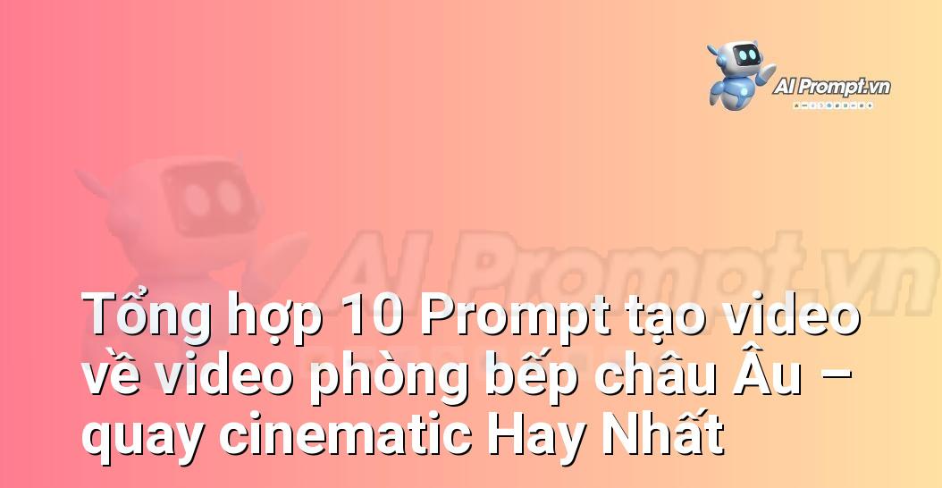 [AI Đang viết – listicle…] video phòng bếp châu Âu – quay cinematic