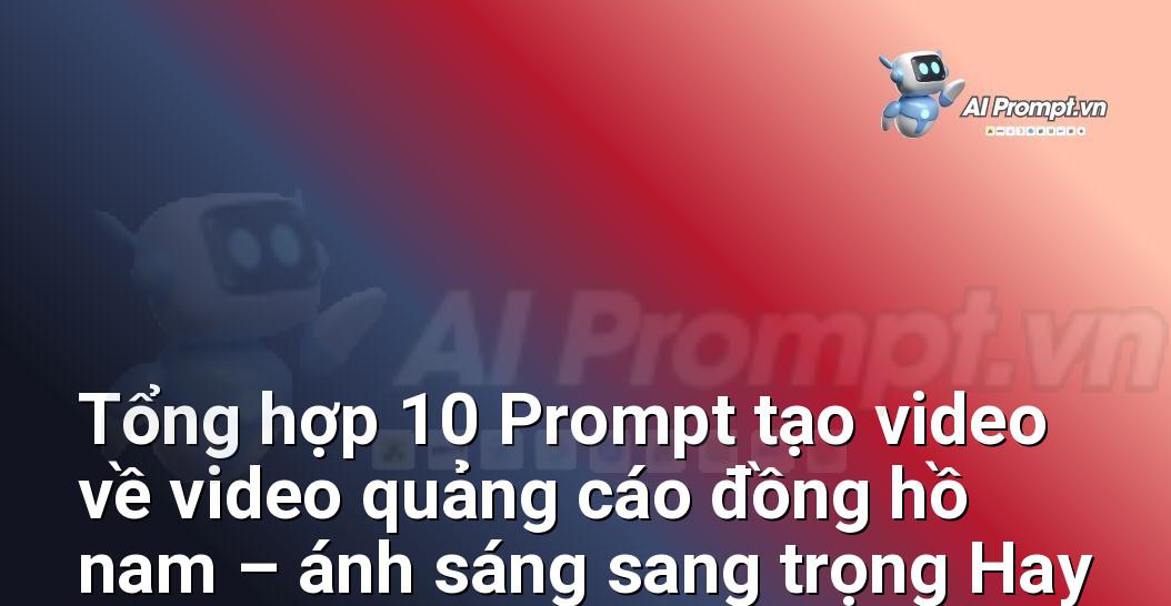 [AI Đang viết – listicle…] video quảng cáo đồng hồ nam – ánh sáng sang trọng